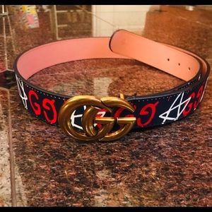 gucci ghost belt